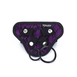 Get Real - Harnais En Dentelle  Strap-On Violet